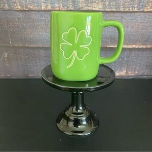 Rae Dunn Green Shamrock Mug